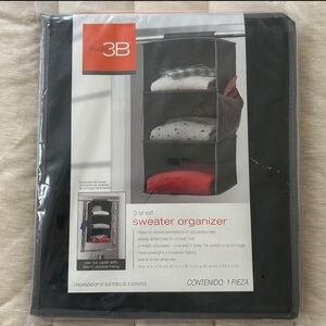 3 Shelf Closet Clothing Organizer Hanging Slelf